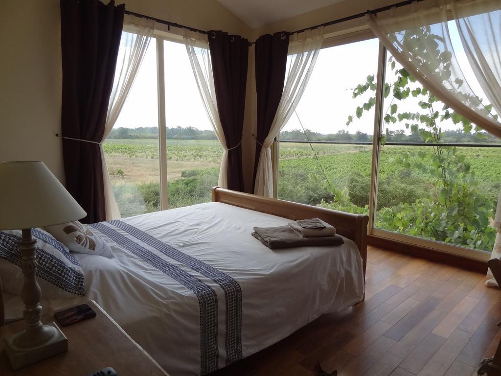 Domaine Rouge-Bleu Bed & Breakfast Sainte-Cécile-les-Vignes Dış mekan fotoğraf